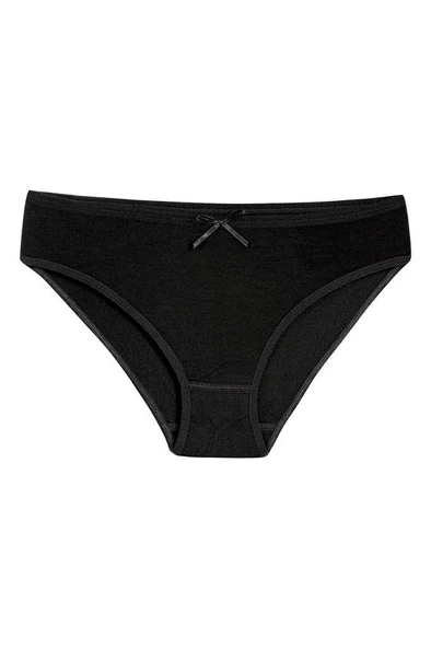 6 Adet Yıldız Bayan Bambu Bikini Külot Siyah 3911 ürün görseli 1
