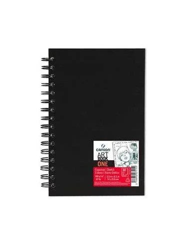Canson Art Book One Spiralli Sert Kapak Eskiz Defteri A5 100 g 80 Yaprak ürün görseli 1