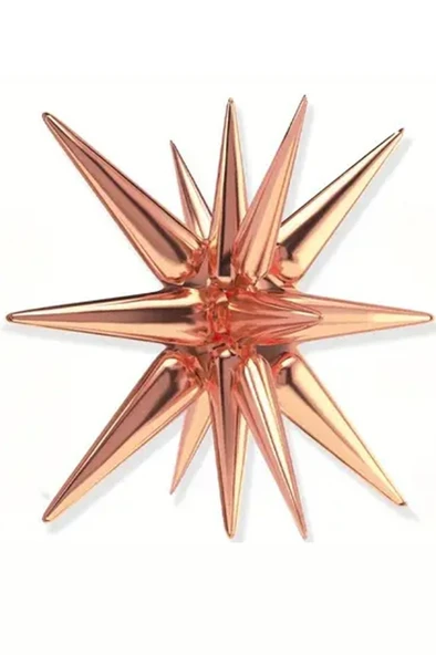 Beysüs Rosegold Starburst Kutup Yıldızı Folyo Balon ürün görseli 1