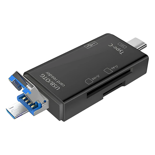 Daytona ZR826 - 6ın1 USB 2.0 Otg Sd Tf Kart Okuyucu ürün görseli 1
