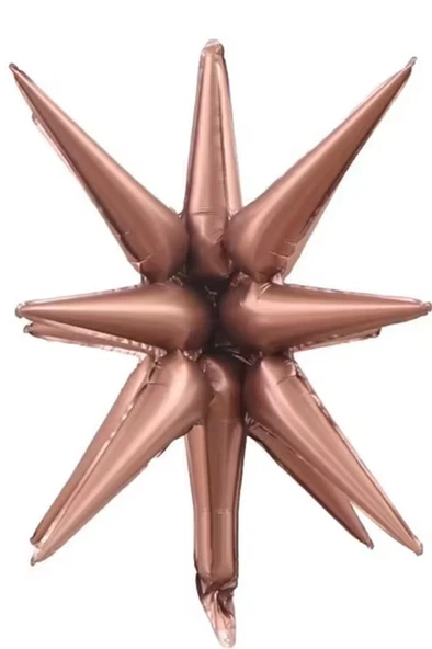 Beysüs Kahverengi Starburst Kutup Yıldızı Folyo Balon ürün görseli 1