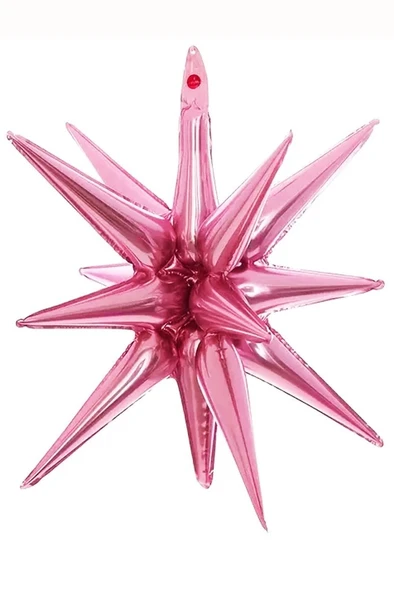 Beysüs Pembe Starburst Kutup Yıldızı Folyo Balon ürün görseli 1