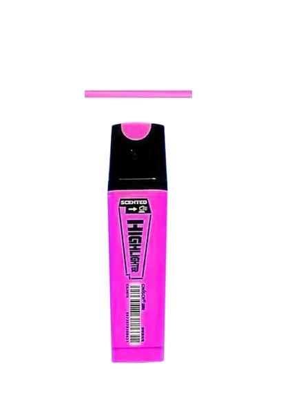 Canlı Renkli Fosforlu kalem - Pembe ürün görseli 1