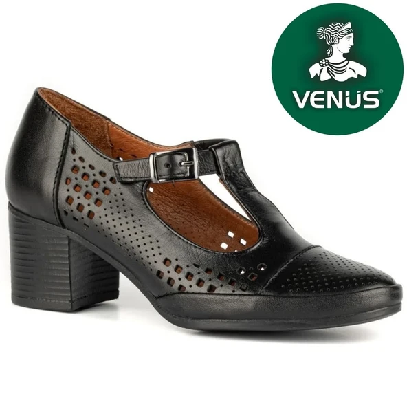Venüs Cosmos Hakiki Deri Comfort Ortopedik Kadın Topuklu Ayakkabı ürün görseli 1