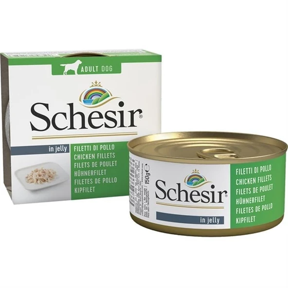 Schesir C680 Tavuk Filetolu Köpek Konservesi 150 Gr ürün görseli 1