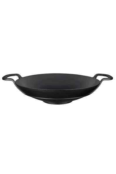 Lava Metal Kulplu 38 cm Döküm Wok Tava ürün görseli 1