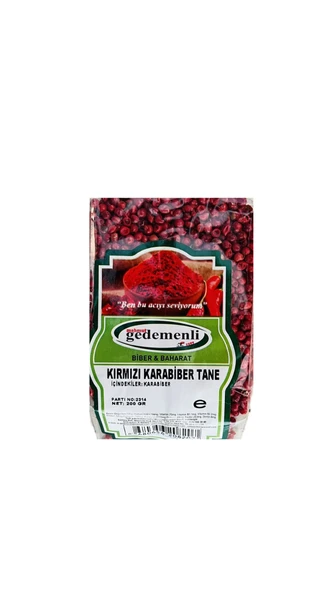 KIRMIZI TANE KARABİBER 200 GR ürün görseli 1