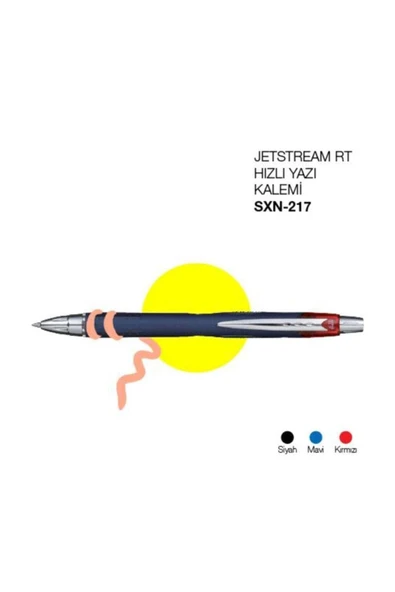 Uniball Jetstream 0,7mm Mavi Hızlı Yazı Kalemi Sxn-217 ürün görseli 1
