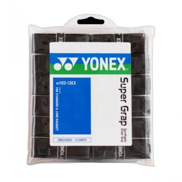 Yonex Ac 102-12 (12'li) Siyah Super Grap ürün görseli 1