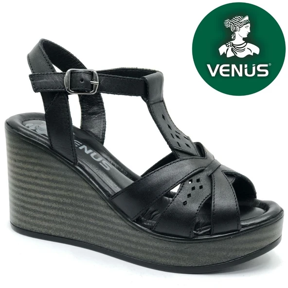 Venüs Upsa Hakiki Deri Comfort Ortopedik Kadın Sandalet ürün görseli 1