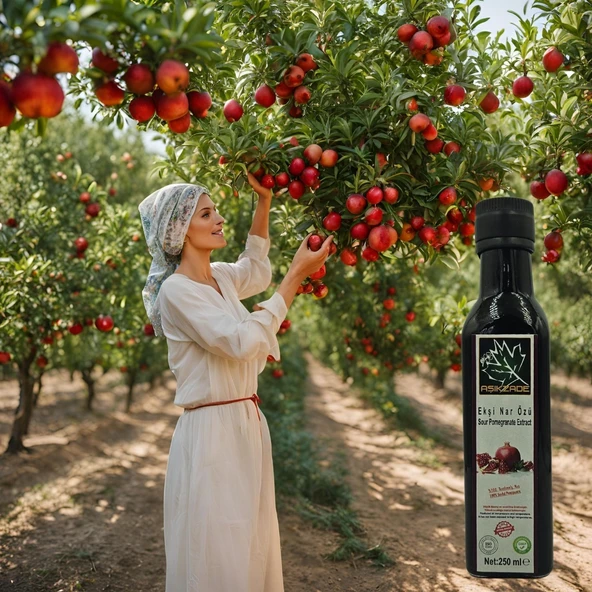 Aşıkzade Ekşi Nar Özü 250ml 340g - Resim 3