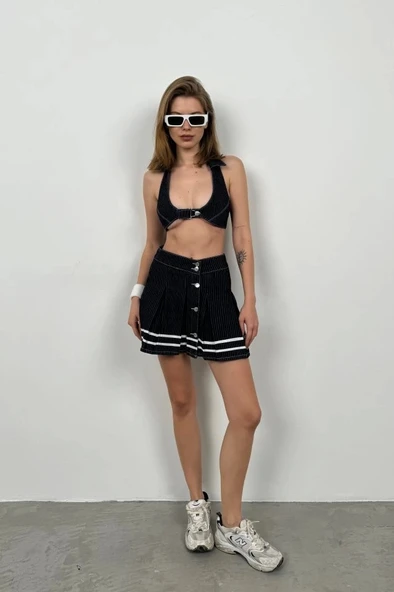 Polo Yaka Tiny Crop ürün görseli 1
