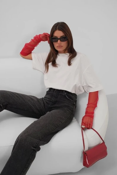 Püskül Paça Detay Jean - Resim 2
