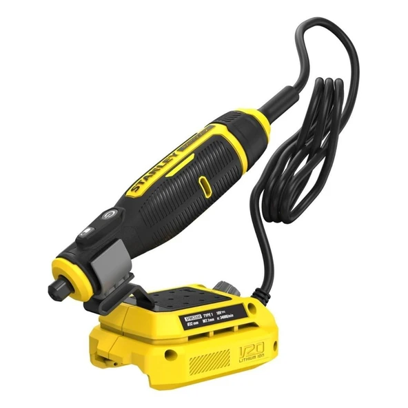 Stanley Akülü Mini Taşlama ve Gravür El Motoru (Akü Hariç) SFMCE030B-XJ ürün görseli 1