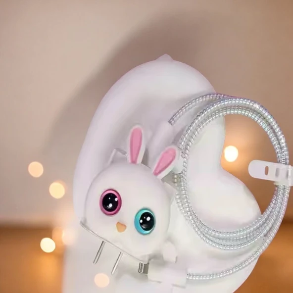 Brokoli Home iPhone 18W/20W Uyumlu Şarj Kılıfı, Şarj Kablosu Örme Aparatı, Kablo Koruyucu Aparatı, Toparlayıcı ürün görseli 1