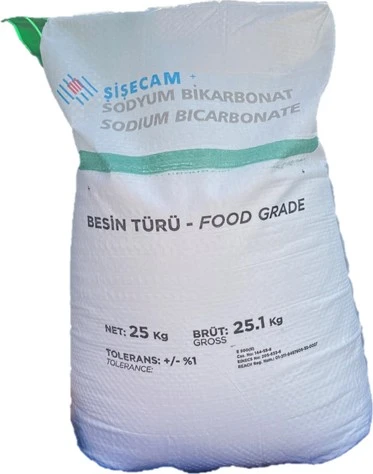 Şişecam Saf Karbonat İçilebilir Sodyum Bikarbonat Besin Türü Toz Soda 25 kg ürün görseli 1