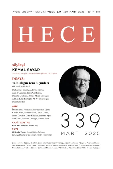 Hece Dergi 339.Sayı Mart 2025 ürün görseli 1