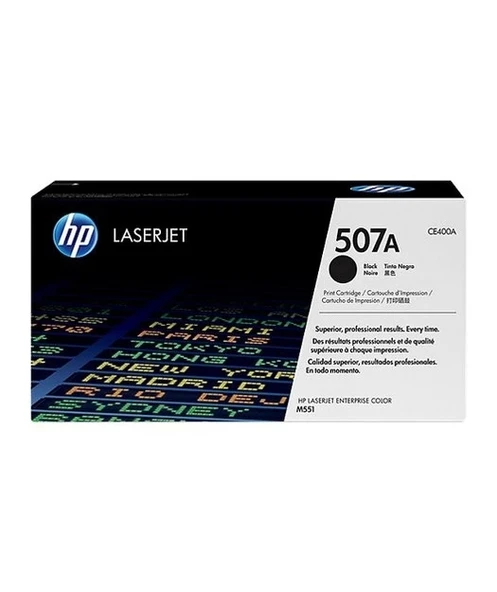 HP CE400A Black Toner Kartuş (507A) ürün görseli 1