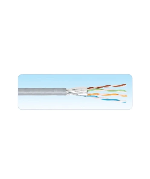 Cat6A U/MRTP LSOH Kablo 500m Gri ürün görseli 1