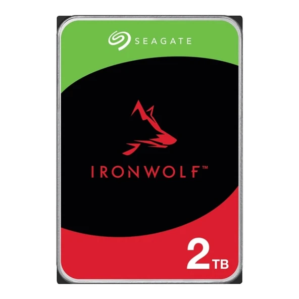 SEAGATE IRONWOLF 2 TB SATA3 5400RPM 256MB ST2000VN003 ürün görseli 1