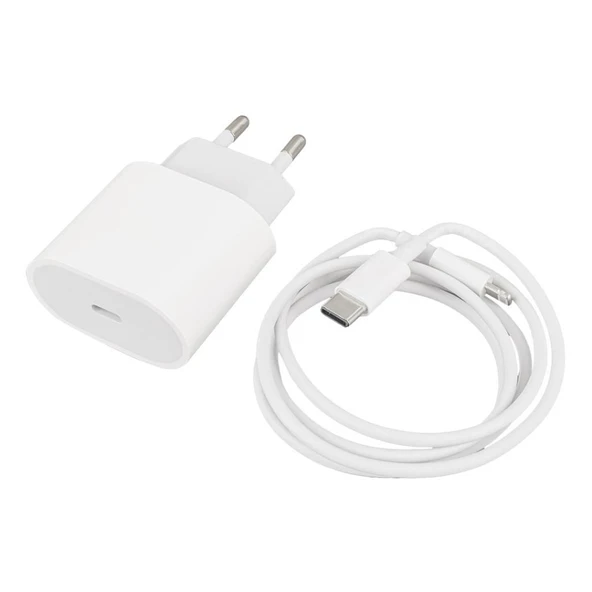 Weko Wk-21443 Pd-c 20 Watt Type-c Şarj Başlik Adaptörü + Type-c To Lightning Kablo (No:9) ürün görseli 1
