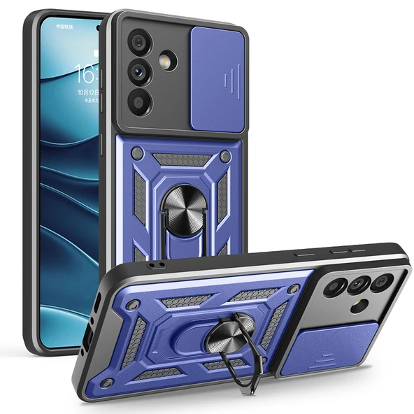 Zipax Samsung Galaxy A26 Kılıf Kamera Korumalı Standlı Tank Kpak Zr-SrVega ürün görseli 1