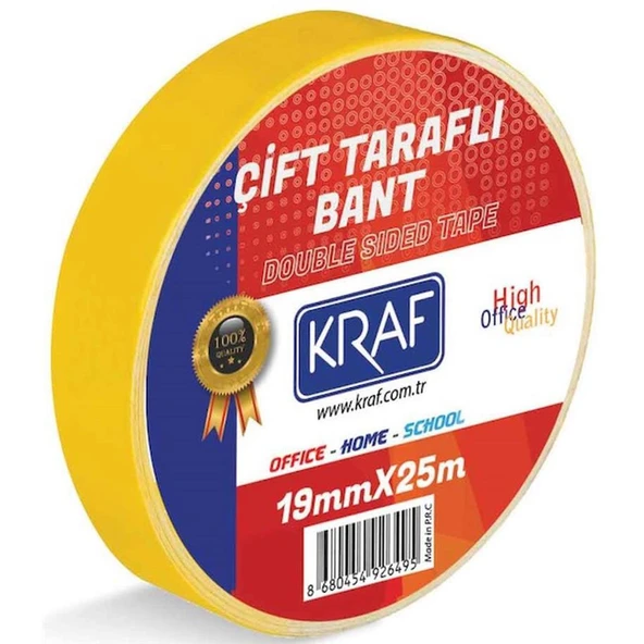 KRAF CIFT TARAFLI BANT 19MMX25M 2519G ürün görseli 1