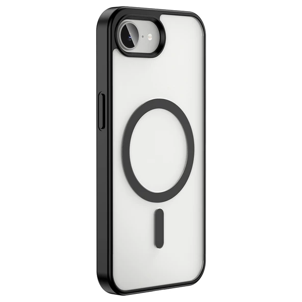 Apple iPhone 16E Kılıf M-safe Wireless Şarj Özellikli Silikon Zore Ege Kapak ürün görseli 1