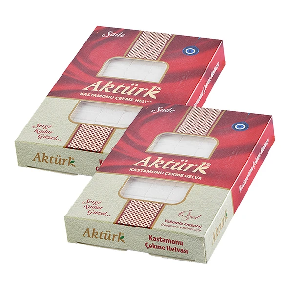 Aktürk Kastamonu Çekme Helva Sade 250 gr x 2 Adet ürün görseli 1