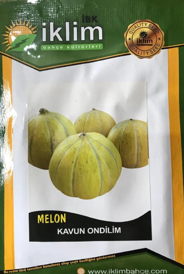 ONDİLİM KAVUN TOHUMU 5 GR ORT 70 AD TOHUM ürün görseli 1