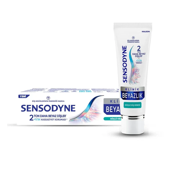 Sensodyne Klinik Beyazlık Güçlü Diş Minesi Diş Macunu 75ml ürün görseli 1