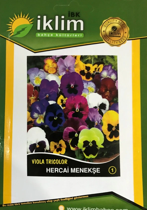 HERCAİ MENEKŞE ÇİÇEĞİ TOHUMU-1 KARIŞIK RENK ürün görseli 1