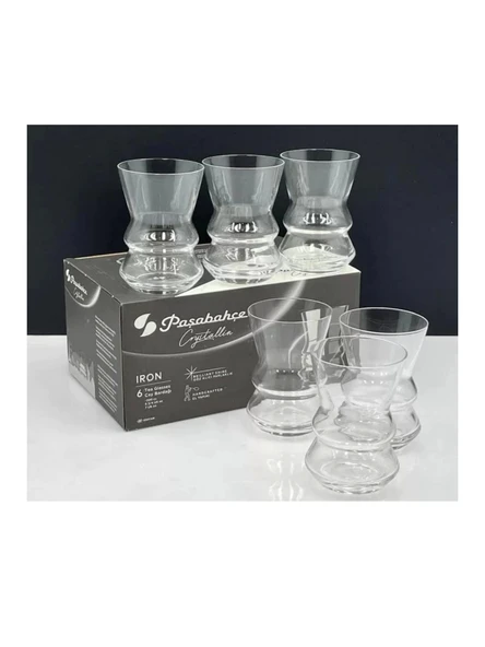Paşabahçe 22719 Iron Kristal Çay Bardağı 200 cc 6'lı ürün görseli 1