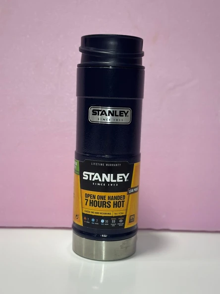 Stanley One Hand Mug Termos 0,47 Lt - Paslanmaz Çelik Lacivert  Ömür Boyu Garanti ürün görseli 1