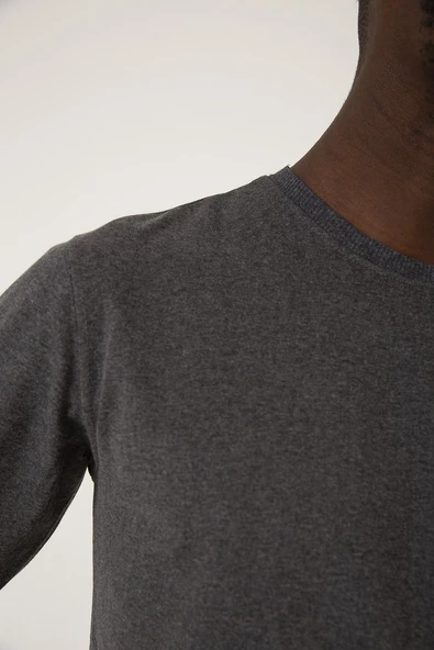 Füme Erkek Basic Sweatshirt - Resim 6