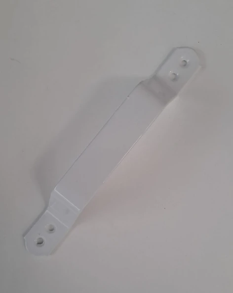 DEMİR DOĞRAMA KULBU ( KULP ) BÜYÜK BEYAZ 17cm ürün görseli 1