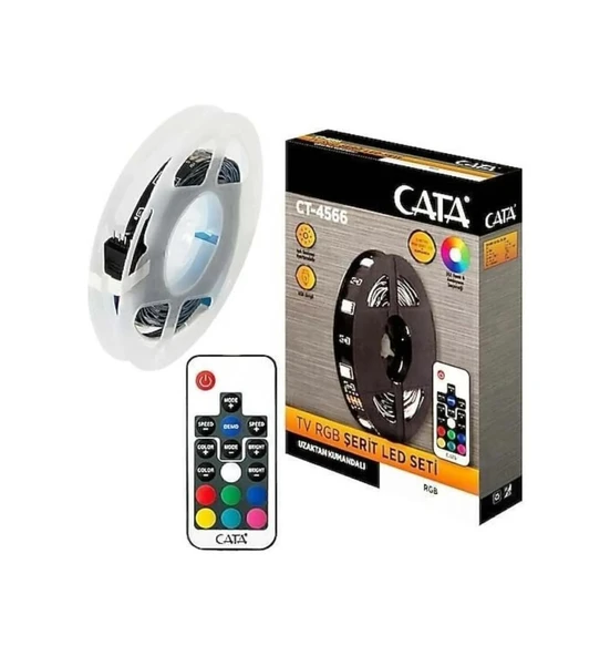 Cata CT-4566 RGB Şerit Led Seti 3mt ürün görseli 1