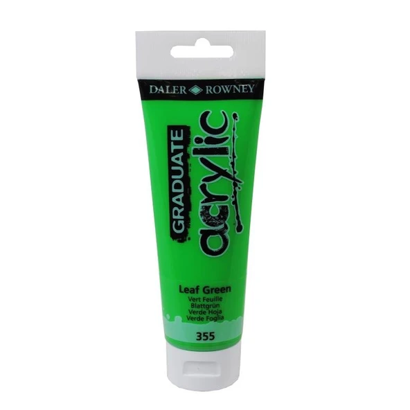 Daler Rowney Graduate Akrilik Boya 120 ml Leaf Green 355 ürün görseli 1