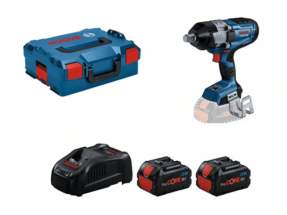 Bosch GDS 18v-1600 HC 2x5.5Ah Procore Çift Akülü Somun Sıkma ürün görseli 1