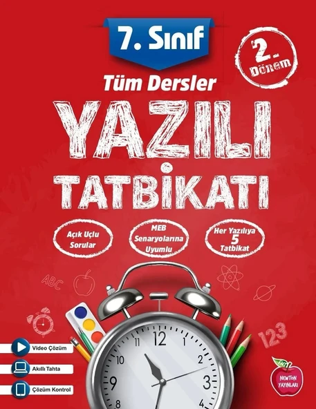 Newton Yayınları 7.Sınıf Yazılı Tatbikatı 2.Dönem Tüm Dersler ürün görseli 1