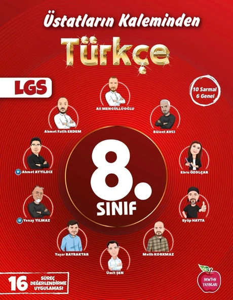 Newton 8.Sınıf Türkçe Üstatların Kaleminden Yıllık 16 Süreç Değerlendirme Deneme ürün görseli 1