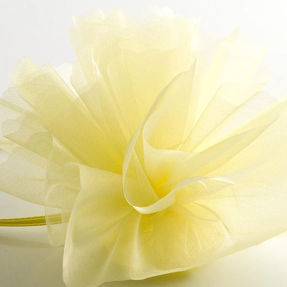 27 METREX70 CM SARI SÜSLEME TÜLÜ SARI TÜL ARABA KINA GECESİ DÜĞÜN DEKOR TÜL YELLOW DECORATION TULLE ürün görseli 1