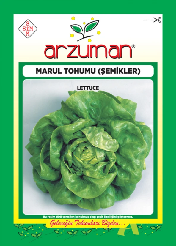 ŞEMİKLER MARUL TOHUMU 10 GR ORT 7500 AD TOHUM ürün görseli 1