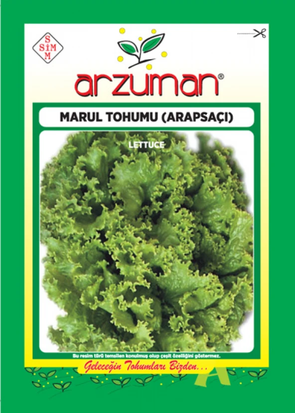 ARAPSAÇI KIVIRCIK MARUL TOHUMU 10 GR ORT 7500 AD TOHUM ürün görseli 1