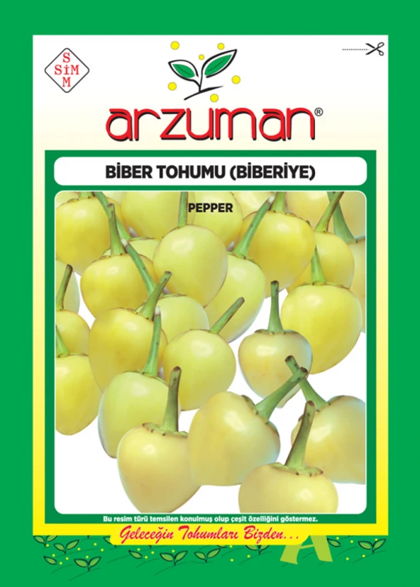 BİBERİYE MİSKET BİBER TOHUMU 5 GR ORT 600 AD TOHUM ürün görseli 1