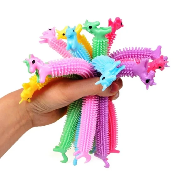 4 ADET DUYUSAL STRES OYUNCAĞI UZAYAN BİLEKLİK 4 PCS COLOURFUL SENSORY FİDGET TOY ANTİ STRESS TOYS ürün görseli 1