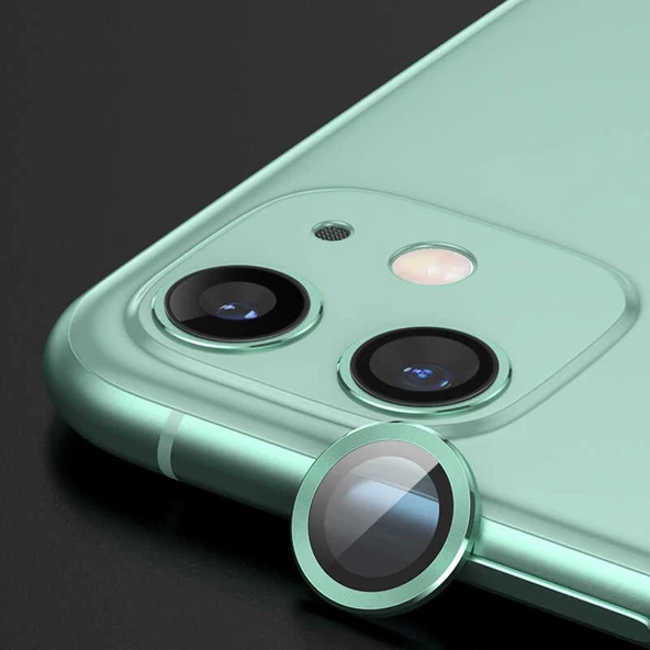 iPhone 11 CL-07 Kamera Lens Koruyucu - Resim 7