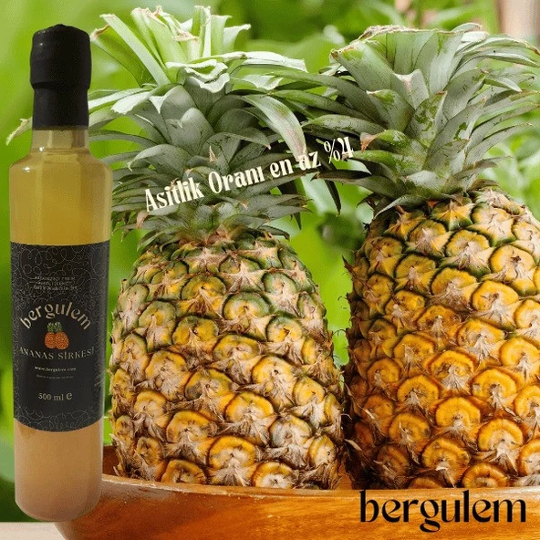 Neşe Natural Bergulem Ananas Sirkesi 500 ml ürün görseli 1