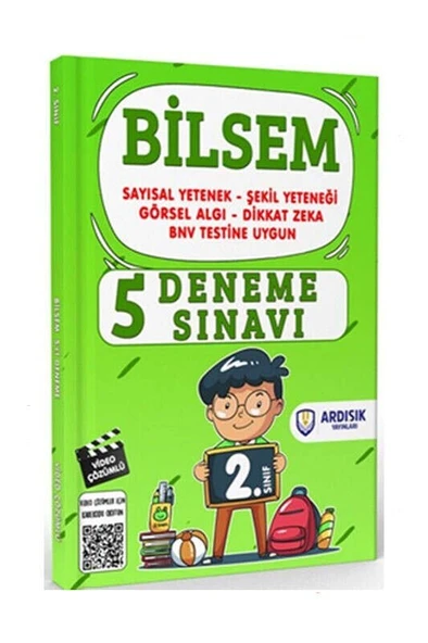 2. Sınıf 5 li Bilsem Deneme Sınavı Tamamı Video Çözümlü Ardışık Yayınları ürün görseli 1