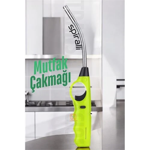 Spiralli Mutfak Çakmağı Barbekü Mangal Mum Çakmağı ürün görseli 1